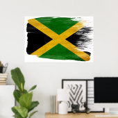 Jamaica Flag Posters Poster (Heimbüro)