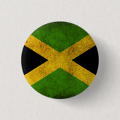 Jamaica Flag - Proud Jamaicans - Rasta Button (Vorderseite)