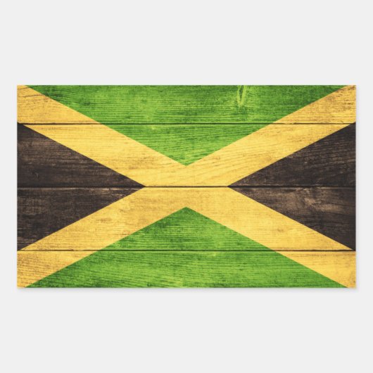 Jamaica Flag - Proud Jamaicans - Rasta Sticker (Vorderseite)