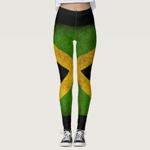 Jamaica Flag - Proud Jamaicans - Yoga Leggins