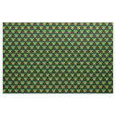 Jamaica Flag & Red Heart Modefabrik / Reggae Stoff (Fat Quarter (45,7 x 55,9 cm))