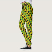 JAMAICA FLAG Scripture RUN SIE IHRE RACE Personali Leggings (Links)