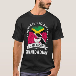 Jamaica Flag Trinidad & Tobago Grown Spaß Prix T-Shirt