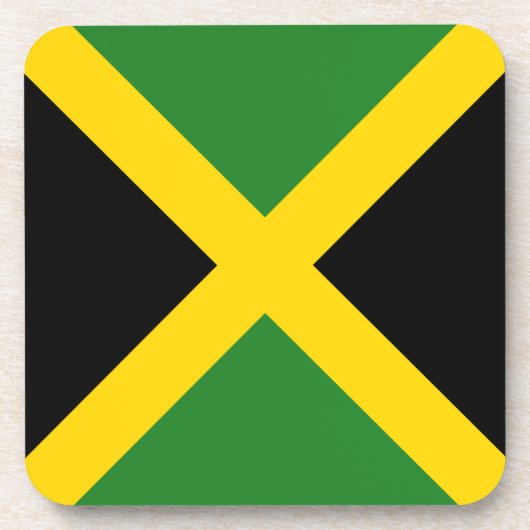 Jamaica Flag Untersetzer (Vorderseite)