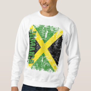 JAMAICA Flag Vintag beängstigend JAMAIKA Sweatshirt