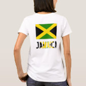 Jamaica Flag & Word T-Shirt (Rückseite)