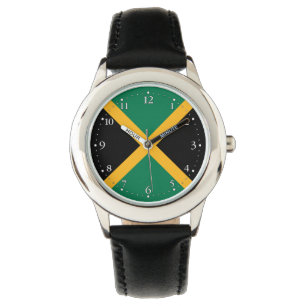 Jamaica-Flagge Armbanduhr