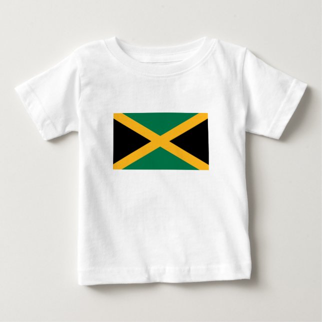 Jamaica-Flagge Baby T-shirt (Vorderseite)