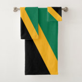 Jamaica-Flagge Badhandtuch Set (Insitu)