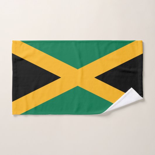 Jamaica-Flagge Badhandtuch Set (Handtuch)