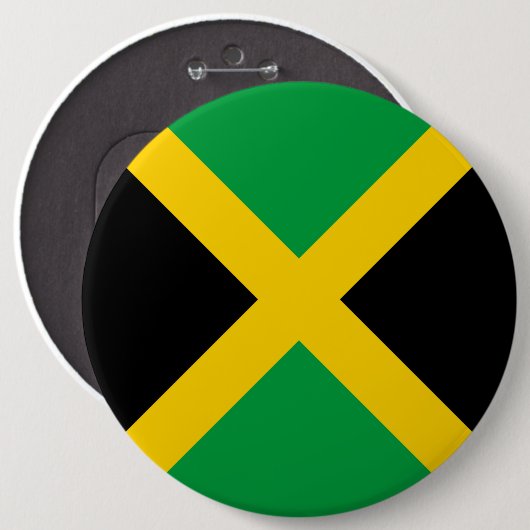 Jamaica-Flagge Button (Vorne & Hinten)