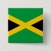 Jamaica-Flagge Button (Vorderseite)