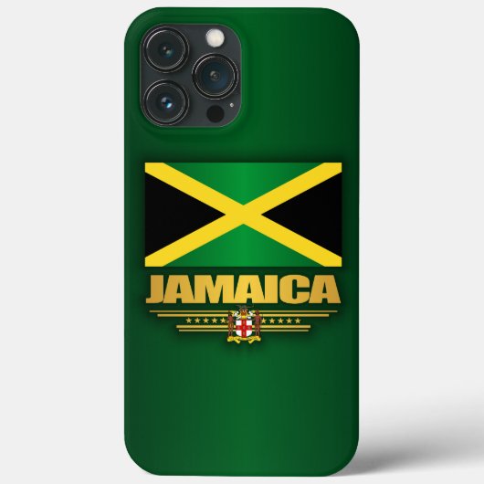 Jamaica-Flagge Case-Mate iPhone Hülle (Rückseite)