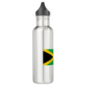 Jamaica-Flagge Edelstahlflasche (Links)
