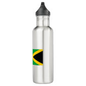 Jamaica-Flagge Edelstahlflasche (Rechts)