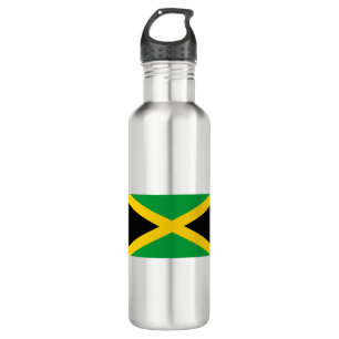 Jamaica-Flagge Edelstahlflasche