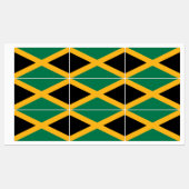 Jamaica-Flagge Etiketten (Blatt)
