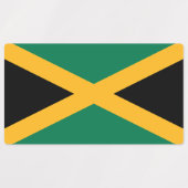 Jamaica-Flagge Etiketten (Design 2)