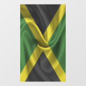 Jamaica-Flagge Fensteraufkleber (Blatt)