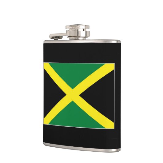 Jamaica-Flagge Flachmann (Links)