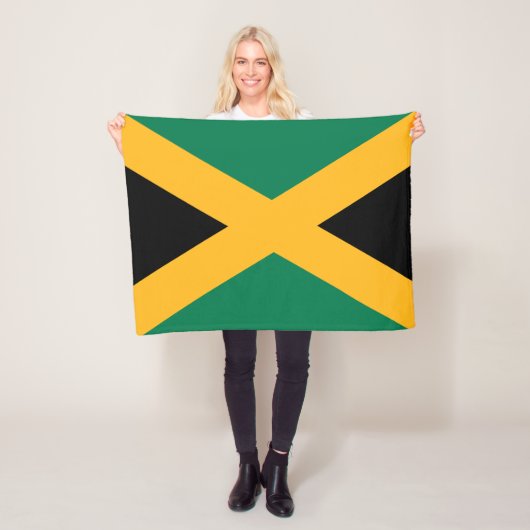Jamaica-Flagge Fleecedecke (Beispiel)