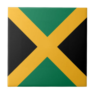 Jamaica-Flagge Fliese