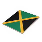 Jamaica-Flagge Fliese (Seite)