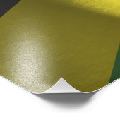 Jamaica-Flagge Fotodruck (Ecke)