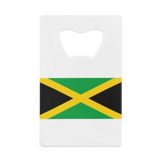 Jamaica-Flagge Geldbeutel Flaschenöffner (Vorderseite)