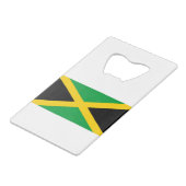 Jamaica-Flagge Geldbeutel Flaschenöffner (Vorderseite Schrägansicht)