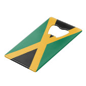 Jamaica-Flagge Geldbeutel Flaschenöffner (Vorderseite Schrägansicht)