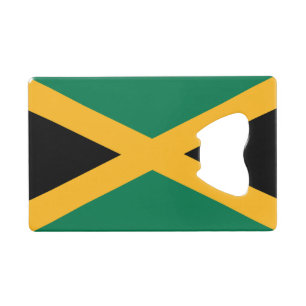 Jamaica-Flagge Geldbeutel Flaschenöffner