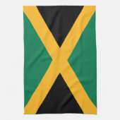 Jamaica-Flagge Geschirrtuch (Vertikal)