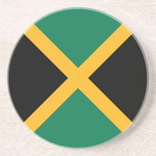 Jamaica-Flagge Getränkeuntersetzer