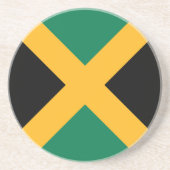 Jamaica-Flagge Getränkeuntersetzer (Vorne)