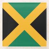 Jamaica-Flagge Glasuntersetzer (Vorderseite)