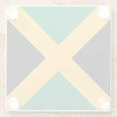 Jamaica-Flagge Glasuntersetzer (Rückseite)