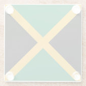Jamaica-Flagge Glasuntersetzer (Rückseite)
