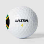 Jamaica-Flagge Golfball (Logo)