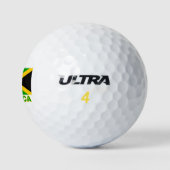 Jamaica-Flagge Golfball (Logo)
