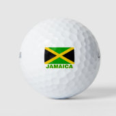 Jamaica-Flagge Golfball (Vorderseite)