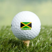 Jamaica-Flagge Golfball (Insitu T-Shirt)