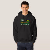 Jamaica-Flagge Hoodie (Vorne ganz)
