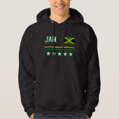 Jamaica-Flagge Hoodie (Vorderseite)