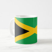 Jamaica-Flagge Kaffeetasse (Vorderseite Links)