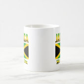 Jamaica-Flagge kein Problem Kaffeetasse (Mittel)