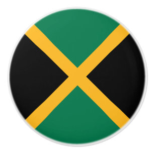 Jamaica-Flagge Keramikknauf