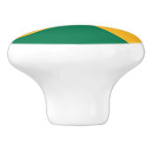 Jamaica-Flagge Keramikknauf (Seitenansicht)