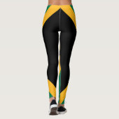 Jamaica-Flagge Leggings (Rückseite)