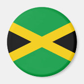 Jamaica-Flagge Magnet (Vorne)